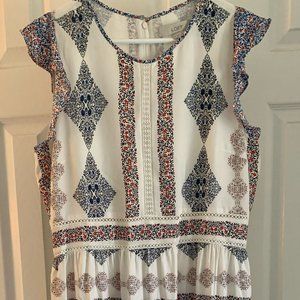 Loft size 12 midi dress